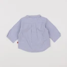 Jacadi - chemise blanc, bleu - 6 mois