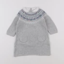 Cyrillus - robe gris - 9 mois