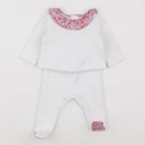 Jacadi - ensemble blanc - 6 mois