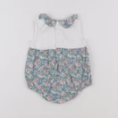 Boutchou - combinaison blanc, vert - 1 mois
