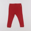 Petit Bateau - legging rouge - 12 mois