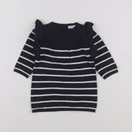 Vertbaudet - robe bleu, blanc - 6 mois