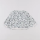 Tape à l'oeil - sweat blanc, bleu - 12 mois