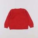 Petit Bateau - gilet rouge - 12 mois
