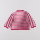 Petit Bateau - gilet rose - 12 mois