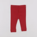 Petit Bateau - legging rouge - 3 mois