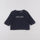 Vertbaudet - sweat bleu - 3 mois