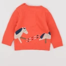 Jacadi - pull orange - 6 mois