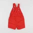 Petit Bateau - salopette rouge - 6 mois