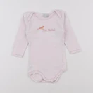 Petit Bateau - body rose - 12 mois