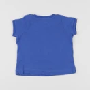 Petit Bateau - tee-shirt bleu - 6 mois