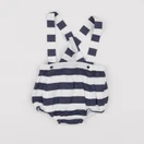 Jacadi - bloomer blanc, bleu - 3 mois