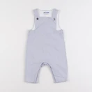Jacadi - combinaison doublé blanc, bleu - 6 mois