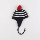 Jacadi - bonnet bleu, blanc - 6 mois