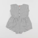 IKKS - combinaison blanc, gris - 6 mois