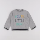 Vertbaudet - sweat gris - 18 mois