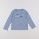 Vertbaudet - tee-shirt bleu - 3 ans