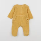 Vertbaudet - pyjama velours jaune - 1 mois