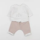 Vertbaudet - ensemble blanc - 1 mois