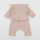 Vertbaudet - ensemble rose - 3 mois