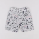 IKKS - short réversible blanc, bleu - 12 mois