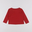 Vertbaudet - tee-shirt rouge - 2 ans