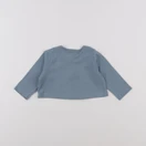Petit Bateau - tee-shirt bleu - 6 mois
