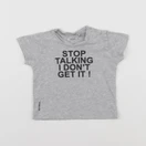 IKKS - tee-shirt gris - 6 mois