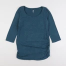 H&M - tee-shirt grossesse bleu - s