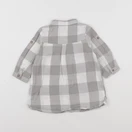 Tape à l'oeil - robe blanc, gris - 12 mois