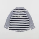 IKKS - chemise imprimé au dos bleu - 12 mois