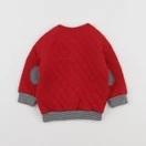 Petit Bateau - sweat rouge - 6 mois
