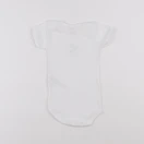 Petit Bateau - body blanc - 12 mois