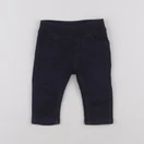 Petit Bateau - pantalon bleu - 3 mois