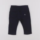 Petit Bateau - pantalon bleu - 3 mois