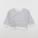 Mango - sweat blanc, violet - 12/18 mois