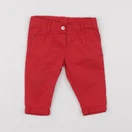 Petit Bateau - pantalon rouge - 6 mois