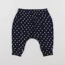 Petit Bateau - sarouel bleu - 3 mois