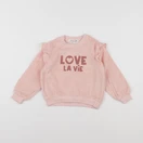 Vertbaudet - pull éponge rose - 3 ans