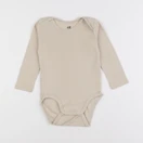 H&M - body beige - 12/18 mois