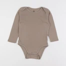 H&M - body marron - 12/18 mois