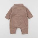 Vertbaudet - combinaison doublé marron - 3 mois