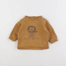 Vertbaudet - sweat marron - 6 mois