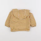 Vertbaudet - sweat jaune - 9 mois