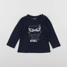 Vertbaudet - tee-shirt bleu - 9 mois