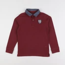 Vertbaudet - polo rouge - 8 ans