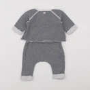 Petit Bateau - ensemble bleu - 6 mois