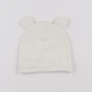Vertbaudet - bonnet blanc - 12/18 mois