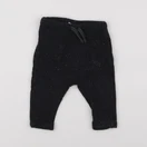 Zara - jogging doublé noir - 9/12 mois