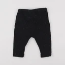 Zara - jogging doublé noir - 9/12 mois